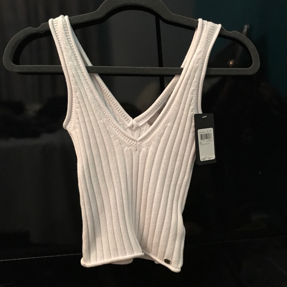 White tank top